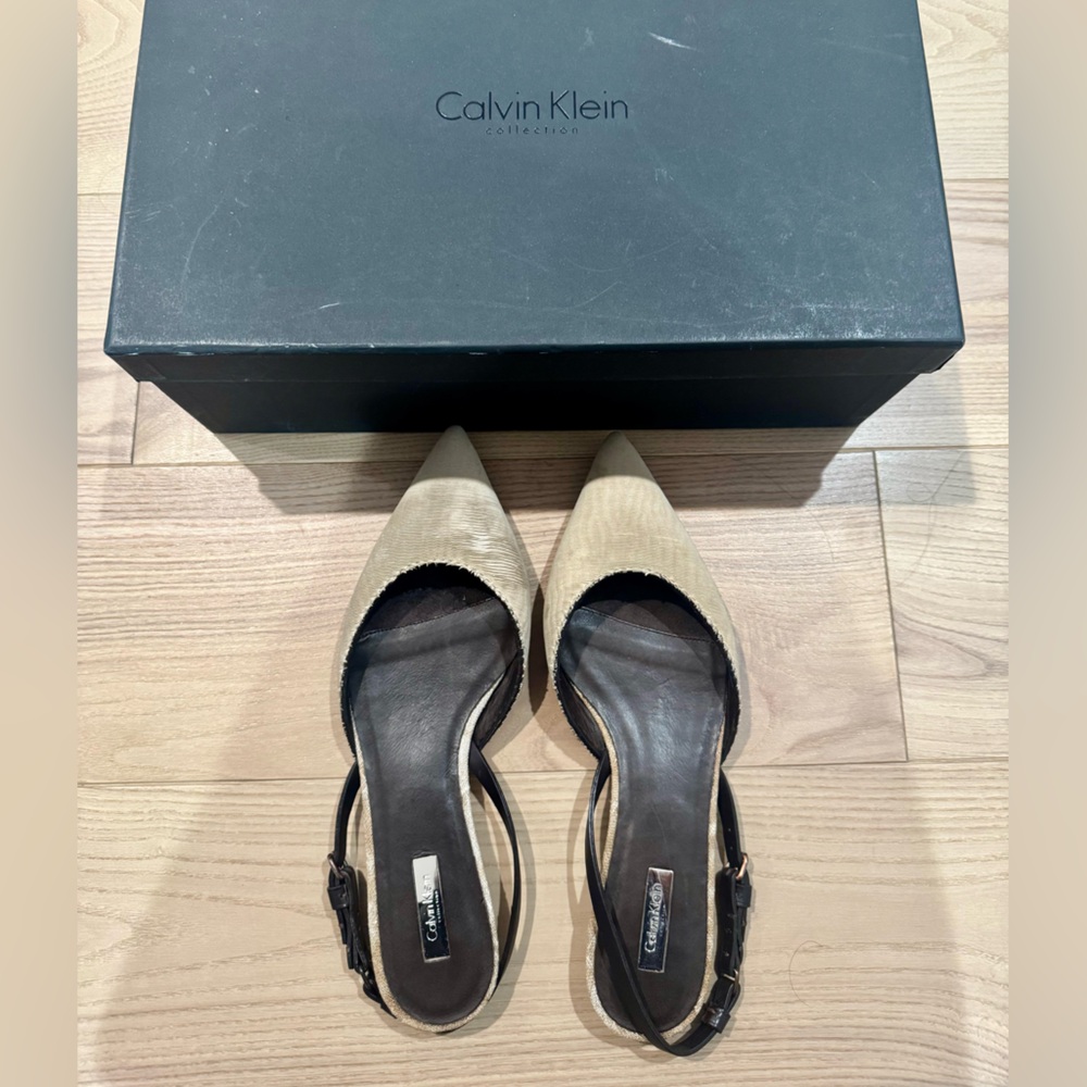 Calvin Klein Collection Slingback - Never Worn